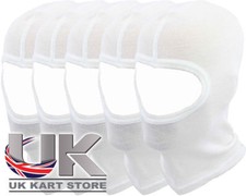 White Race Balaclava x 5 Arai