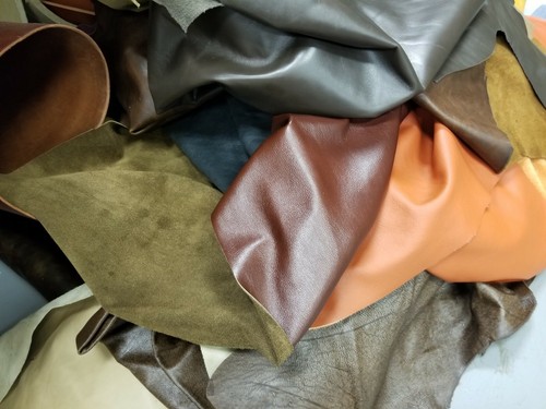 Bulk scrap leather - 8,
