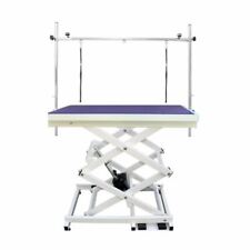 Pedigroom professional electric dog grooming table with H frame bar purple