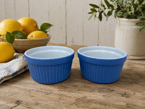 Vintage pair blue white - &,