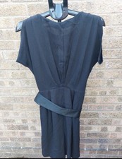 Whistles Black Draped Back