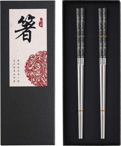 Steel chopsticks titanium - steel,