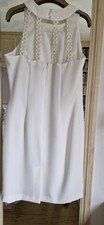 Ladies Off White Evening Dress
