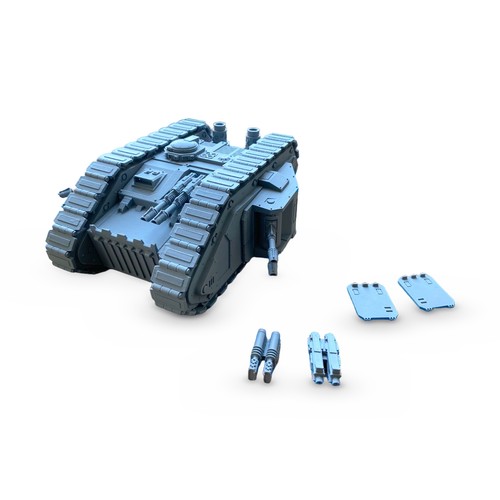 Printed sci heavy tank - 3d,