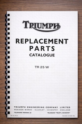 Triumph tr25w trophy 250 - tr25w,