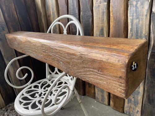 128cm fireplace mantle wood - fireplace,