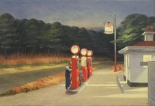 Edward Hopper - Gas Vintage 1940 Wall Art Poster Print Picture A3 A4 A5