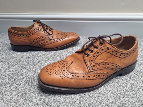 Loake derby leather wingtip - loake,