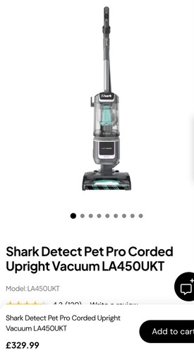 Shark detect pet pro la450ukt - shark,