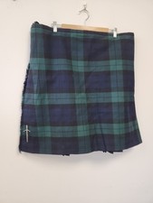 Men's The Kilt Tartan Pattern Kilt Scottish Size 44
