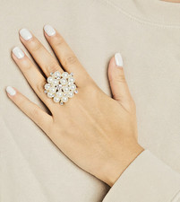 Oversized white imitation - oversized,