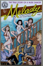 Melody #1 1st printing - Kitchen Sink Press - Sylvie Rancourt - Jaques Boivin