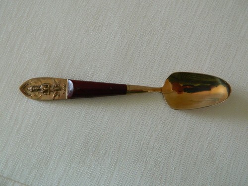 Vtg siam tea spoon buddha - vtg,
