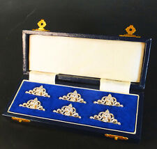 FINE BOXED SET of SILVER MENU
