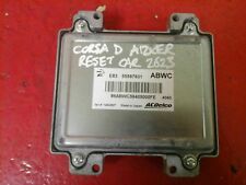 VAUXHALL CORSA D 1.2 ECU ENGINE CONTROL UNIT A12XER RESET 55597931 ABWC 2010-14
