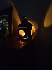 Vintage Metal Four Way Carriage Lamp