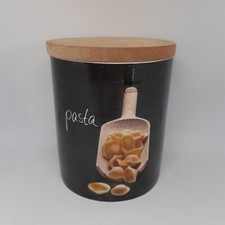 ASA Selection Germany Pasta Container Porcelain Wooden Lidded Storage Jar Pot