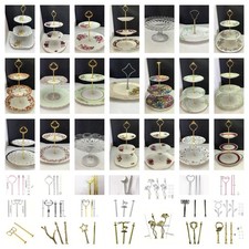 VINTAGE CHINA CAKE STAND  -