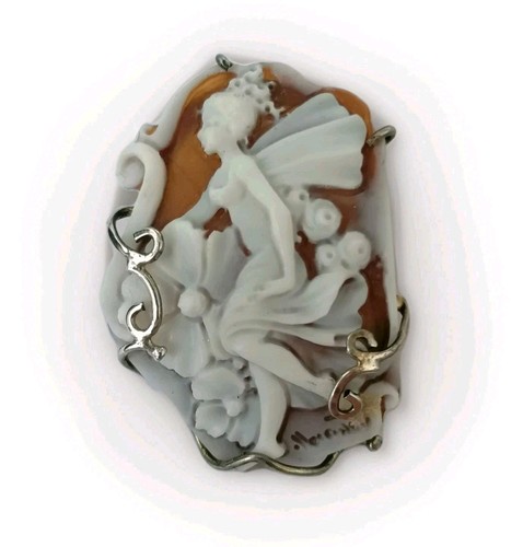 Cameo antique style brooch - antique,