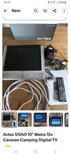 T V Avtex 10" Mains 12 Volt Caravan Camping Campervan Didital Tv