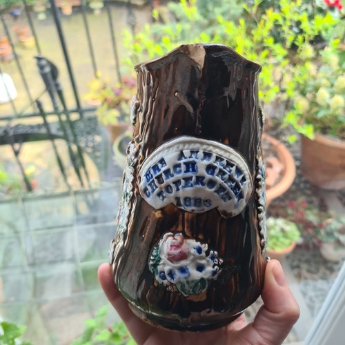 Antique measham bargeware jug - antique,