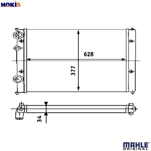 Radiator engine cooling 394 - radiator,