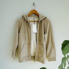 Zara Beige Marl Zip Up Hoodie
