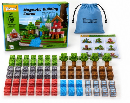 Toylogy magnetic building - magnetic,
