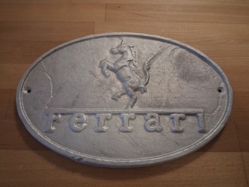 Ferrari sign logo cast - logo,