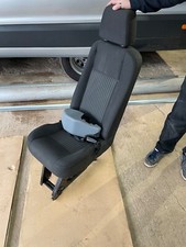 Single mini bus seats grey 3 off  fits a Ford Transit 460 H/R Bus 18 STR