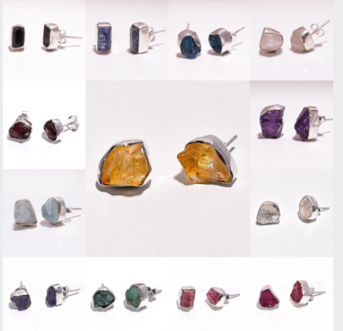 925 sterling silver stud - 925,