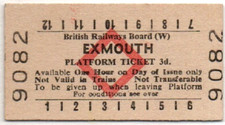 BRB(W) Railway Platform Ticket