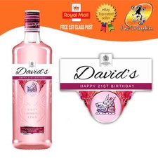 PERSONALISED PINK GIN LABEL