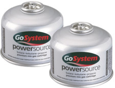 2 x 220g Canister Butane Propane Gas Cartridge Go System Camping Hiking Fishing