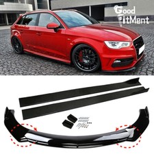 For Audi A3 A1 A2 Glossy Black