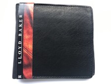 LLOYD BAKER BIFOLD LEATHER WALLET BLACK BRAND NEW