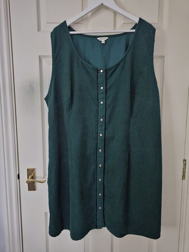 Monsoon pinafore cord dress - cord,