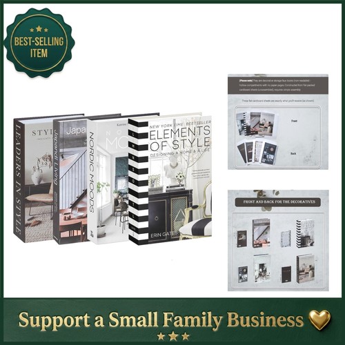 Versatile faux books decor - faux,