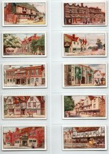 LLoyd: Old English Inns 1923 Full Set 25 Cigarette Cards