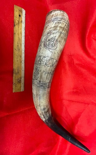 Old carved viking - carved, re-enactors