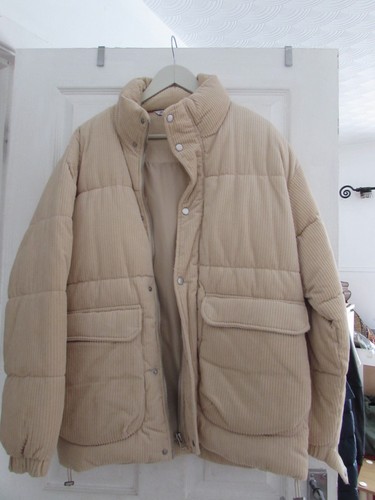 Zara mens cream padded - , jacket