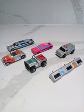 MATCHBOX CONNECTABLES, VARIOUS VEHICLES, PLAYWORN GOOD CONDITION Pink Limo 