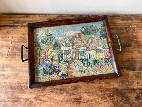 English cottage with flower - with,