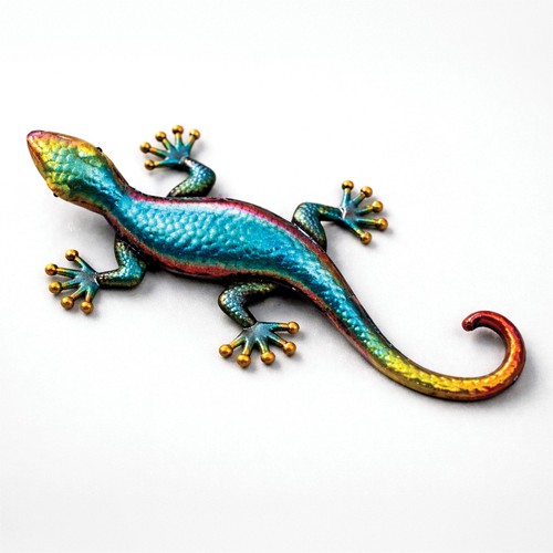 Metal gecko garden - metal,