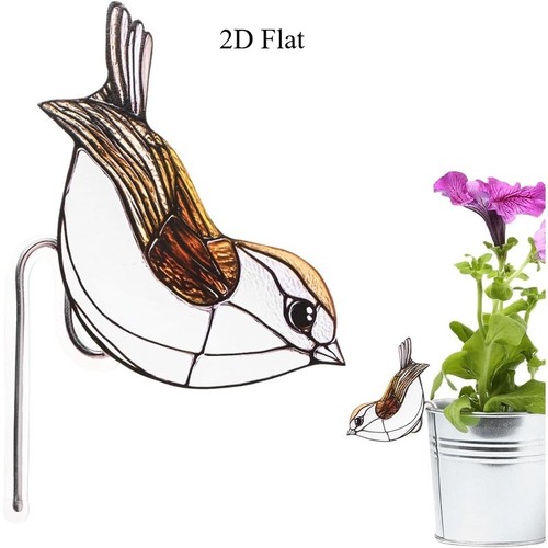 Bird acrylic stakes - bird,