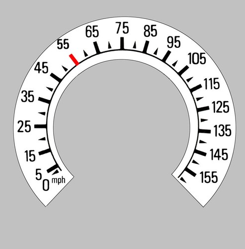 Speedometer sticker fits - sticker,