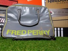 Fred Perry Messenger Bag Classic Flight Bag Vintage Grey City Retro school work