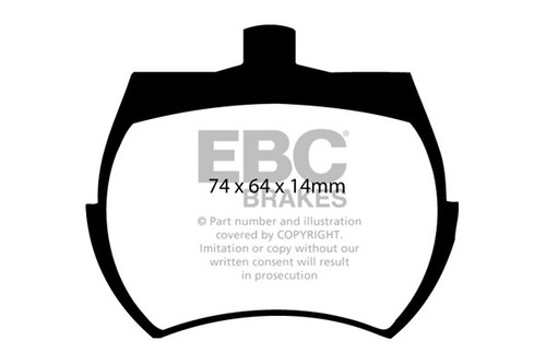 Ebc ultimax front brake - brake, pads