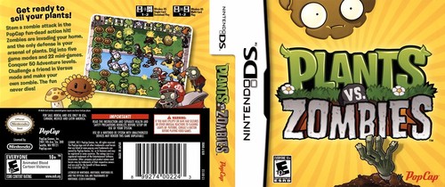Plants zombies ds - vs, box