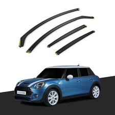 MINI COOPER ONE F55 MK3 2014-2023 5 Door Hatchback Wind Deflectors 4pc Tinted